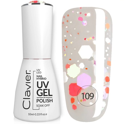 Clavier Luxury Nail Hybrid Uv Gel Hybrid Nail Polish 109 Lemon Shot 10ml