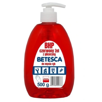 Betesca Bhp Red Hand Wash Gel With Glycerin 500g