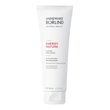 Annemarie Borlind EnergyNature Refreshing Cleansing Gel 125ml for Normal to Dry Skin - Gentle Cleansing for Face, Neck & Decollete - Removes Make-Up - Vegan