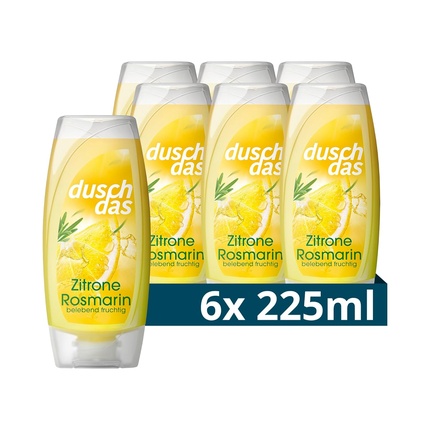 Duschdas Lemon Rosemary Shower Gel Bath with Fresh Energy Scent Formula 225ml