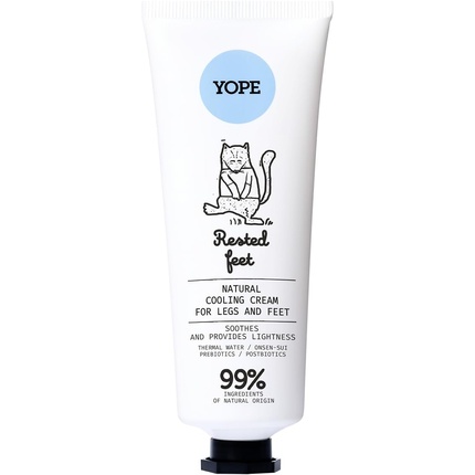YOPE Foot Cream 99% Natural Ingredients Refreshed Feet Natural Cooling Repair Cream for Legs and Feet 75ml