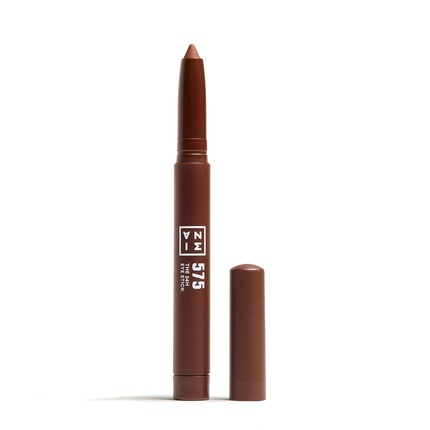 3INA MAKEUP The 24H Eye Stick 575 Brown Eyeshadow with Creamy Texture Waterproof 24h Matte Shimmer & Metallic Finish Vegan Cruelty Free