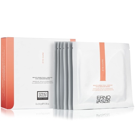 Erno Laszlo Multi-Task Full Circle Eye Serum Mask Hydrogel Patches Plump and Smooth Skin Reduce Eye Puffiness - Pack of 6