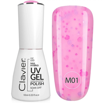 Clavier Luxury Nail Hybrid Uv Gel Hybrid Nail Polish 001 - 10ml