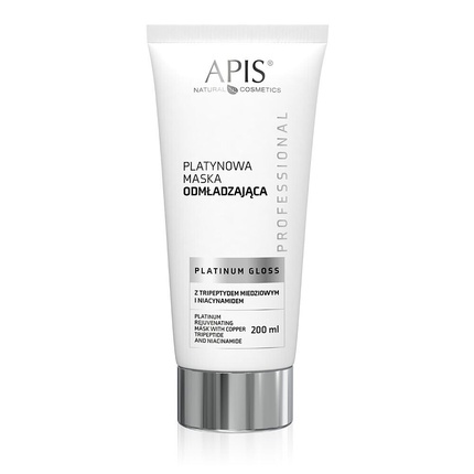 Apis Platinum Glanz Rejuvenating Face Mask with Copper Tripeptide and Niacinamide 200ml