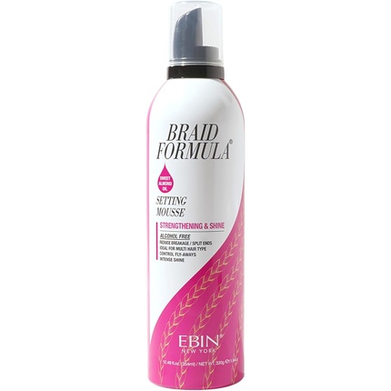 Ebin New York Lock'n Pomade Setting Mousse with Sweet Almond Oil 12.49oz 354ml