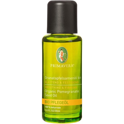 PRIMAVERA Organic Pomegranate Seed Care Oil 30ml - Aromatherapy, Natural Cosmetics - Smoothing and Regenerating for Mature, Demanding Skin
