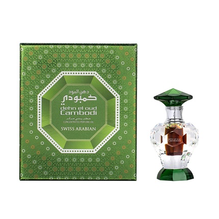 Swiss Arabian Dehn El Oud Cambodi Luxury Perfume Oil Fragrance 0.1 Oz