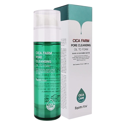 Farmstay Cica Pore Cleansing Oil to Foam