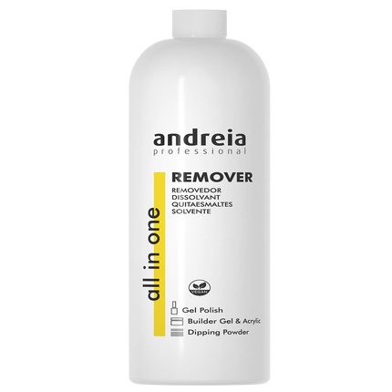 Andreia Professional All-in-One Dip Powder, Gel Nail Polish, and Gel Prep Remover 1 Liter