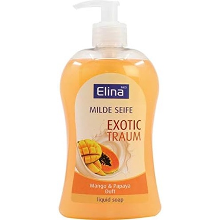 Elina Mango & Papaya Liquid Soap with Dispenser 500ml