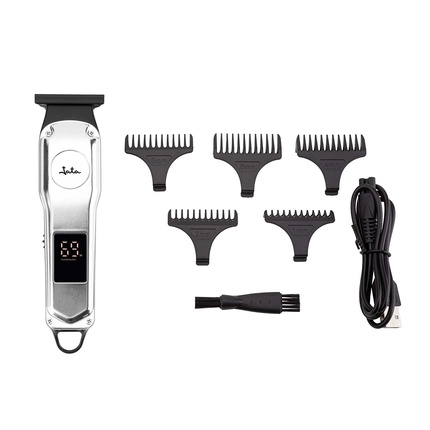 JATA JBCP4200 Men's Hair Clipper and Shaver with 5 Cutting Guides 1-5mm - 90 Minute Battery Life - High Precision T-Blade - With Accessories