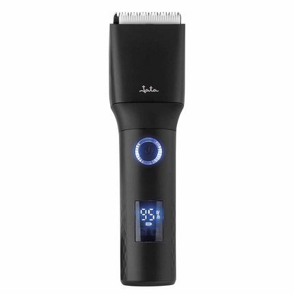 JATA JBCP3700 Men's Hair Clipper with 1 Cutting Guide and 7 Positions (3 to 21mm) Stainless Steel and Ceramic Blades Battery and Corded