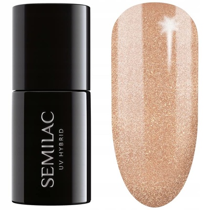 Semilac UV Nail Polish Golden Icing 7ml