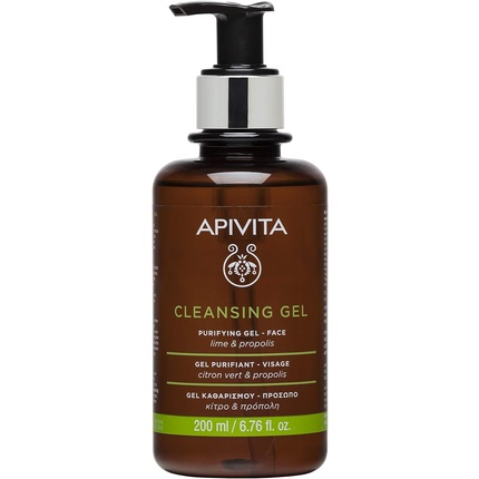 Apivita Cleansing Gel with Propolis and Lime 200ml