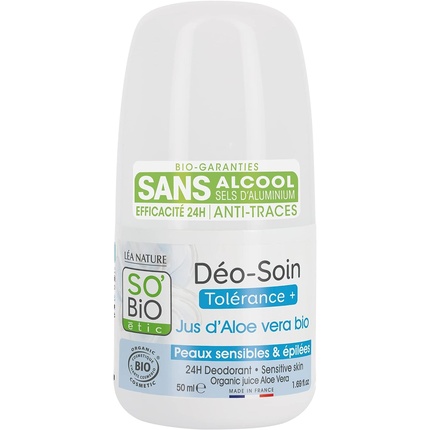 SO'BiO étic Aloe Vera Cosmos Bio-Deodorant Hypoallergenic 50ml
