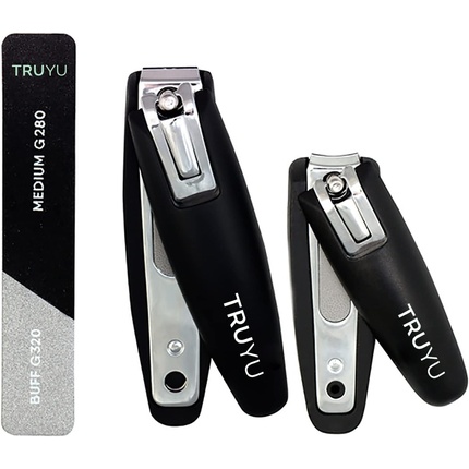 Truyu 3-Piece Nail Manicure Set with Nail and Toenail Clippers and Nail File