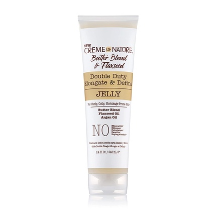 Creme of Nature Curl Elongater Butter Blend with Argan Oil and Flaxseed Oil 8.45oz