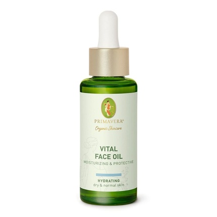 PRIMAVERA Vital Face Oil Moisturizing and Protective 30ml - Superfood for Skin Nourishment and Vitalization