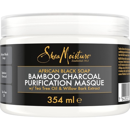 SheaMoisture African Black Soap Bamboo Charcoal Purification Masque 354ml
