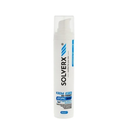 SOLVERX Atopic Skin Face Cream 3in1 with SPF50+ 50ml