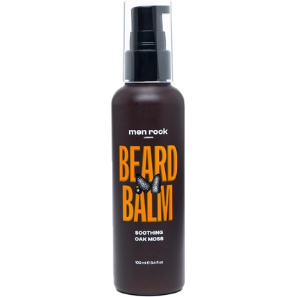 Men Rock Soothing Beard Balm Leave in Conditioner and Softener Oak Moss Fragrance 100ml