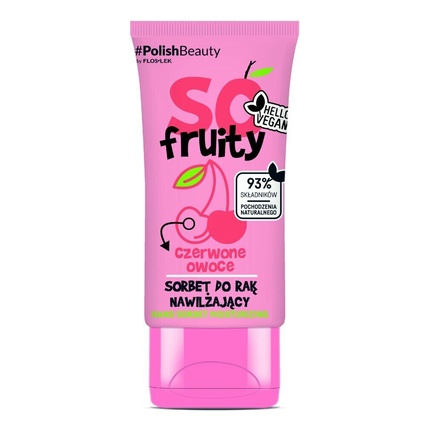 Floslek So Fruity Moisturizing Hand Sorbet - Red Fruits