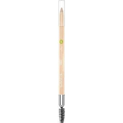 SANTE Naturkosmetik Eyebrow Pencil 01 Blonde with Brow Brushes 1.14g