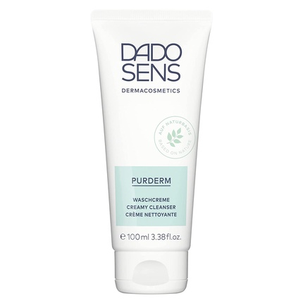 Dado Sens PurDerm Cleansing Cream 100ml for Gentle Deep Cleansing of Impure Skin - Suitable for Sensitive Skin - Therapy Support for Acne and Late Acne