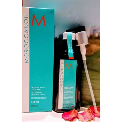 Moroccan Oil Hair Treatment Light 6.8oz 200ml with Pump Gift Xmas Valentine