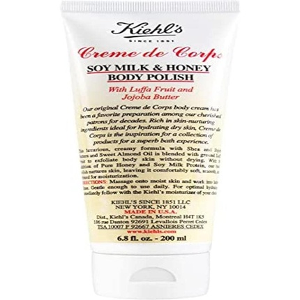 Kiehl's Creme De Corps Milk Honey Body Polish Exfoliating 200ml