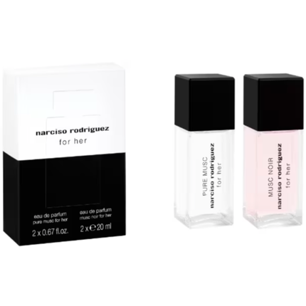Narciso Rodriguez  for her Musc Noir Eau de Parfum 20ml + Pure Musc Eau de Parfum 20ml  Duftset