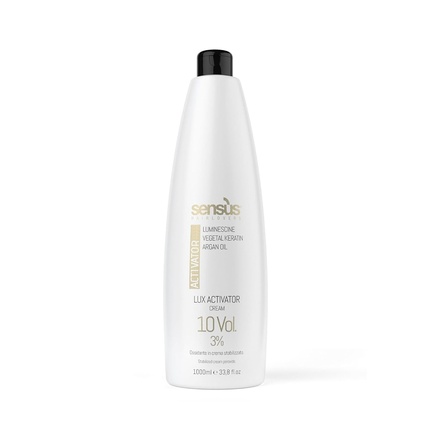 Stabilized Cream Peroxide Lux Activator by Sens.us Special Stabilized Oxidizing Cream Enriched With Innovative Active Ingredients 1000ml 10 Vol 3%