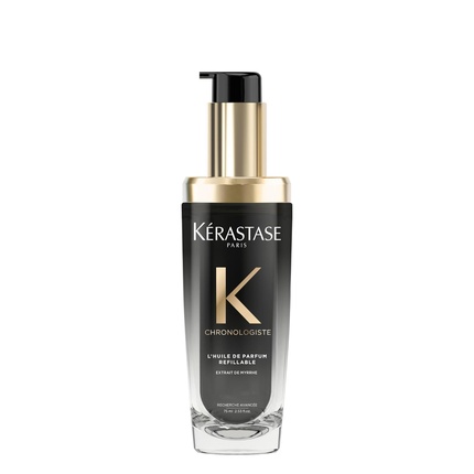 Kérastase Chronologiste L’Huile de Parfum Antistatic Perfume Oil for All Hair Types Nourishing and Strengthening Hair Care with Heat Protection and Intense Scent 75ml