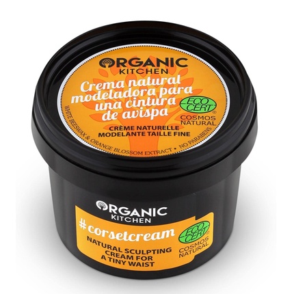 Organic Kitchen Corset Cream Waist Cream 100ml Plastic