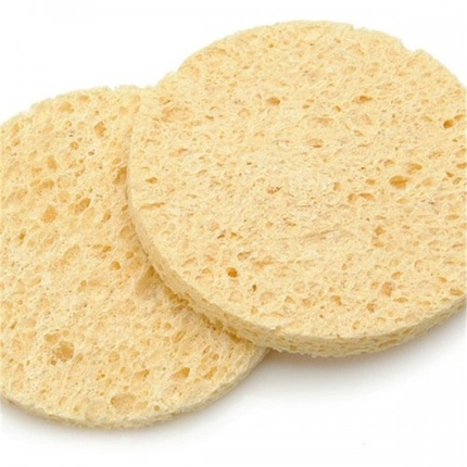 Filax Makeup Sponges made from Natural Cellulose Face Cleanser Reusable Makeup Remover Pad 2 Pieces
