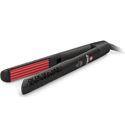 Valera Swiss'X Frisé 101.04 Professional Crimping Iron for Volume and Texture - Black