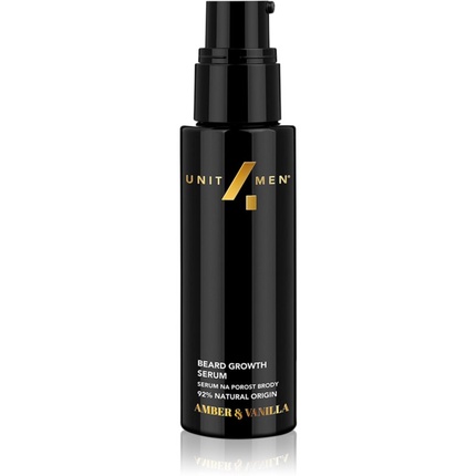 Unit4Men Beard Growth Serum Amber & Vanilla - 30 ml