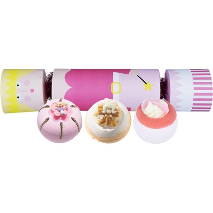 Bomb Cosmetics Fairy Godmother Cracker Handmade Bath Blaster Gift Pack 160g Pink