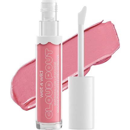 Markwins Wet n Wild Cloud Pout Marshmallow Lip Mousse Matte Liquid Lipstick with Argan Oil Avocado Oil and Vitamin E Pour Some Suga On Me