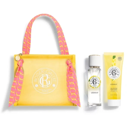 Roger & Gallet Cedrat Promo Wellbeing Fragrant Water - 30ml Women's Fragrance With Refreshing Shower Gel - 50ml And Gift Bag