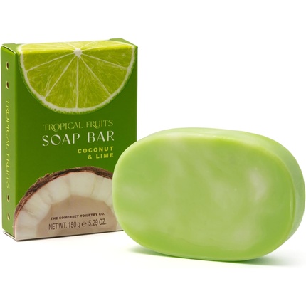 Tropical Fruits Coconut and Lime Glycerine Soap 150g