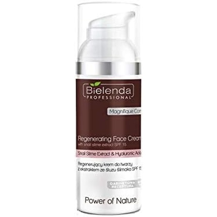 Bielenda Professional Power of Nature Regeneration Face Cream with Snail Extract and Hyaluronic Acid SPF15 100ml