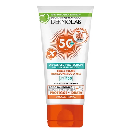 Dermolab Very High Protection for Clear and Sensitive Skin Waterproof SPF 50+ Travel Size 50ml