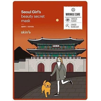 Skin79_Seoul Girl's Mask Wrinkle Care Maska Wp?Acie Przeciwstarzeniowa 20g
