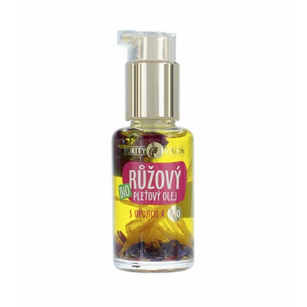 Purity Vision Bio Rose Face Oil with Cactus Fig and Q10 45ml