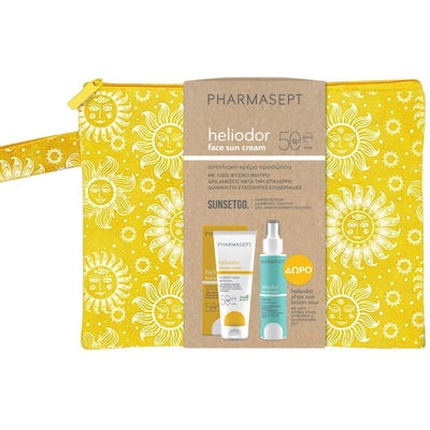 Pharmasept Heliodor Promo Face Sun Cream Spf50 50ml With Free Heliodor After Sun Lotion 100ml