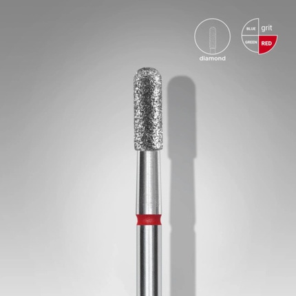 Diamond Cutter Rounded Cylinder Red Expert Head 2.3mm