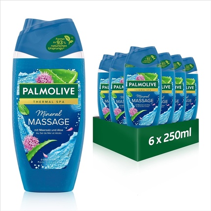 Palmolive Wellness Massage Shower Gel 250ml with Sea Salt, Aloe Extract and Essential Oil