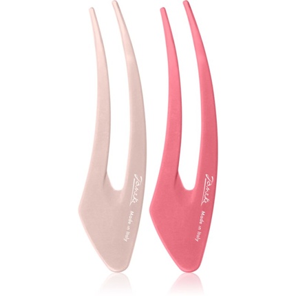 Janeke Hair Clip Pink 2x15 cm